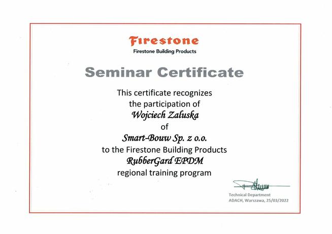 Dachy Płaskie izolacja EPDM Firestone Elevate Systemy Dachow