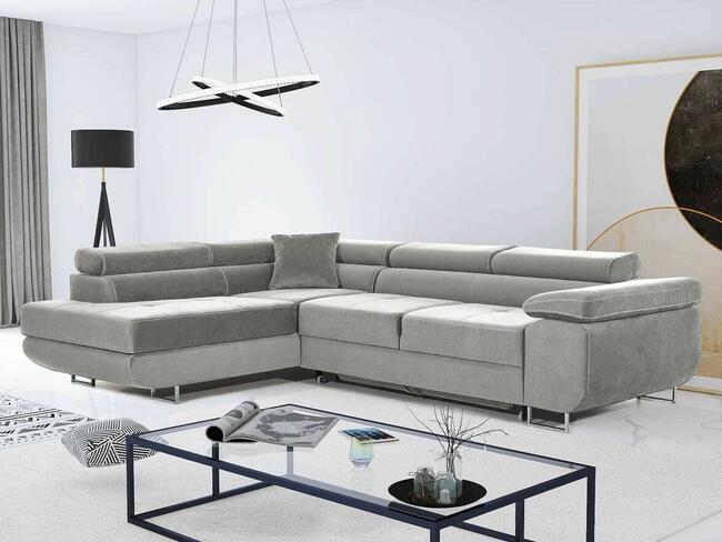 Bestseller - Narożnik LOFT , regulowane zagłówki,