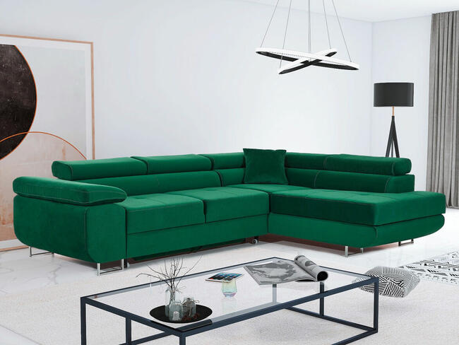 Bestseller - Narożnik LOFT , regulowane zagłówki,