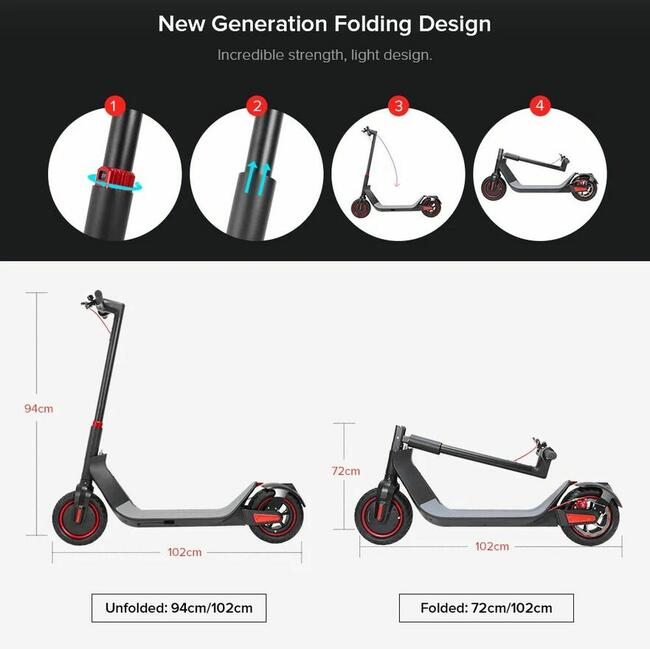 Hulajnoga elektryczna Kugoo G-Max - 500W