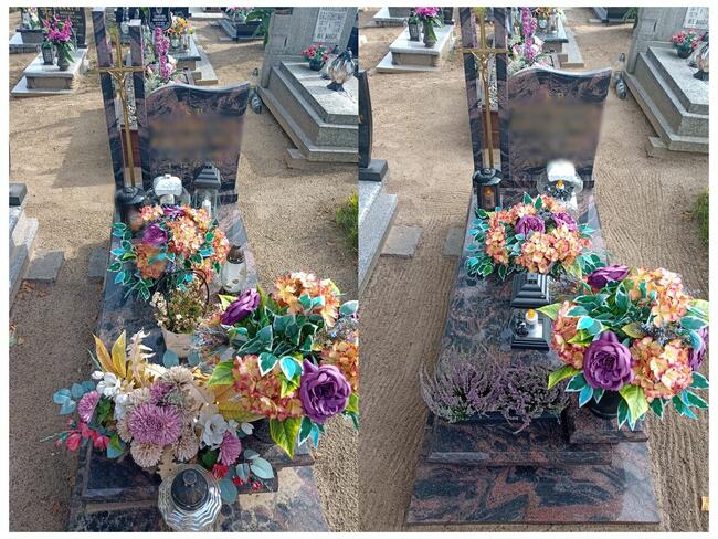 Mycie pomników, sprzątanie grobów