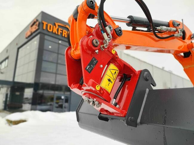 Powertilt, głowica wychylna koparki, tiltraton