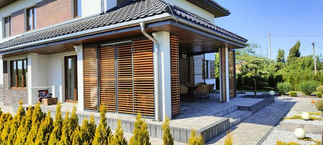 Ruchome Przesuwane Żaluzje Zewnętrzne Ruchome Deseczki