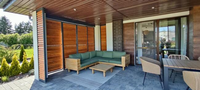 Ruchome Deseczki Żaluzje Drewniane Obracane Regulowane