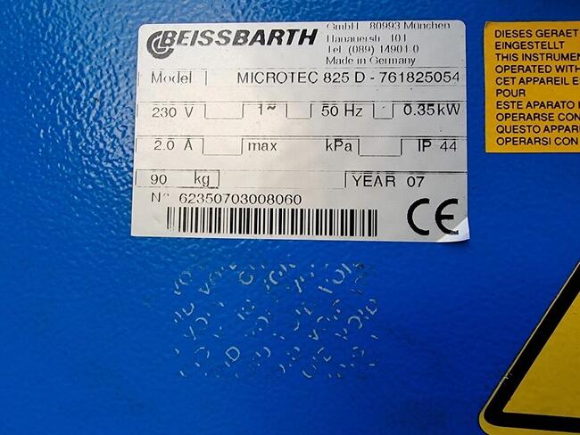 wyważarka BEISSBARTH Microtec 825D Bosch WBE4110 corghi