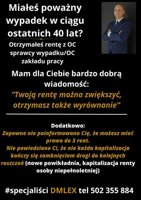 Odszkodowania i renty z tytułu wypadku OC