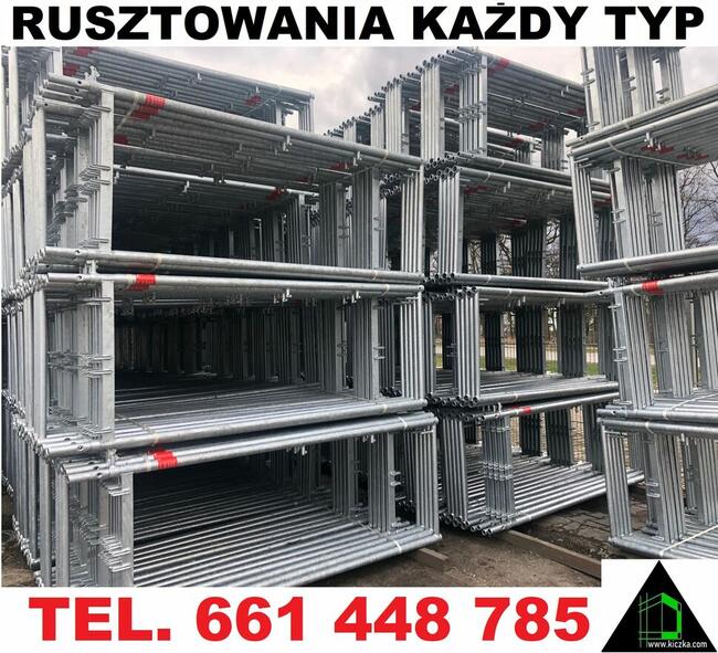 Rusztowanie do Elewacji Ocynkowane Ogniowo 400m2