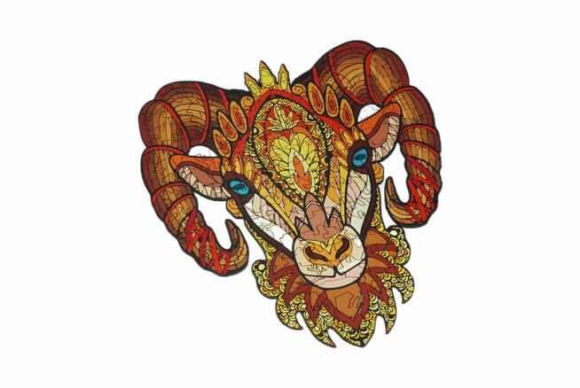 Puzzle Drewniane Premium EKO Baran 186 ei. Rozmiar L Drewyan