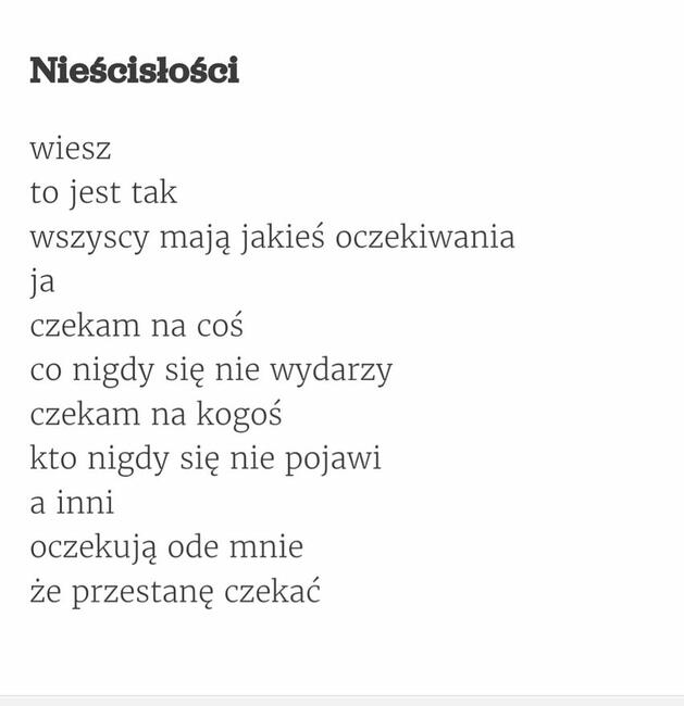 ...żeby nonsens nie przysłonił sensu...