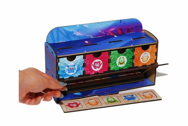 Sorter Monsters - zabawa i nauka w jednym drewnianym sorterz