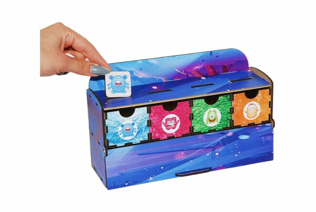 Sorter Monsters - zabawa i nauka w jednym drewnianym sorterz