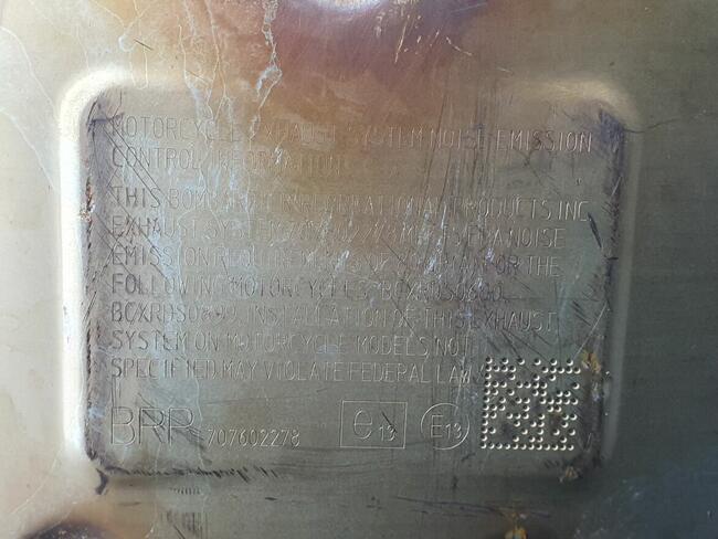 Wydech Tlumik Can-Am Ryker Rally Edition 900