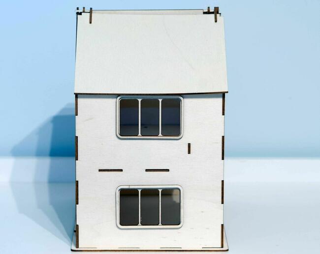 Drewniane EKO Puzzle 3D Garaż dla samochodów Drewyan