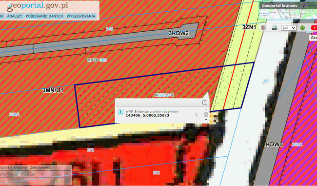 BEZPOŚREDNIO mieszkaniowo-usługowa 5450m2 przy DK50 Borki