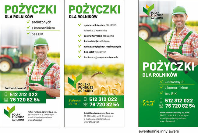 Pożyczki dla rolników- bez pośredników