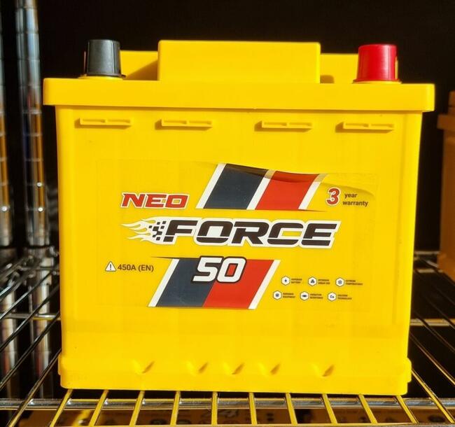 Akumulator Neo Force 50Ah 450A DN