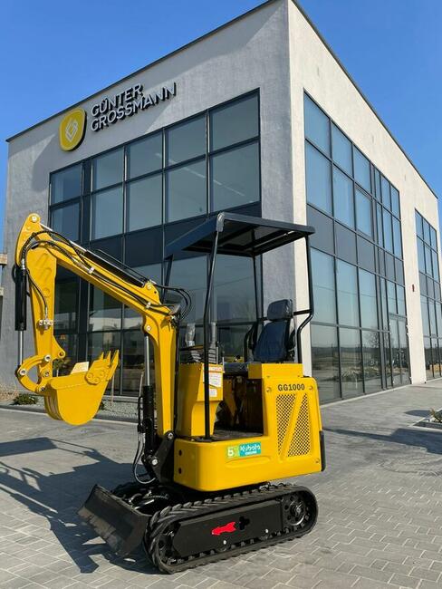 Minikoparka GG1000 z silnikiem Kubota, Gunter Grossmann