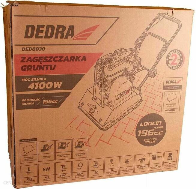 Zagęszczarka ubijak skoczek DEDRA 8830 nowa