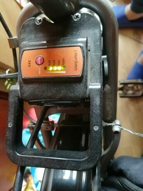 Rower elektryczny damka.