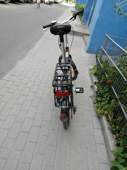 Rower elektryczny składak.