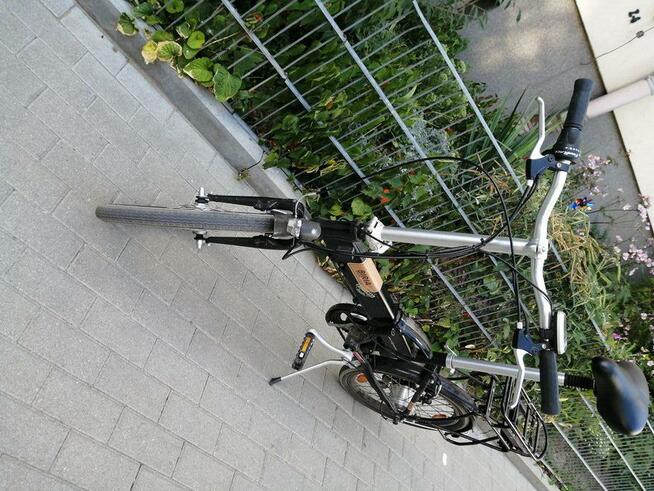 Rower elektryczny składak.