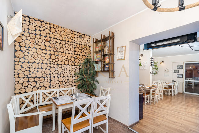 Gotowa restauracja z ogrodem i placem zabaw