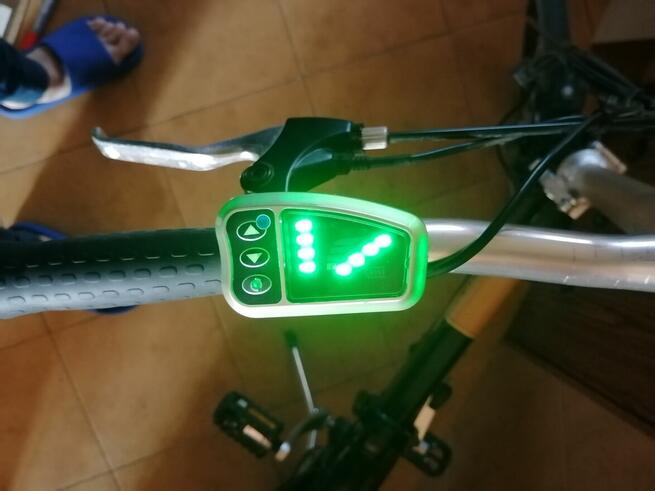 Rower elektryczny składak.