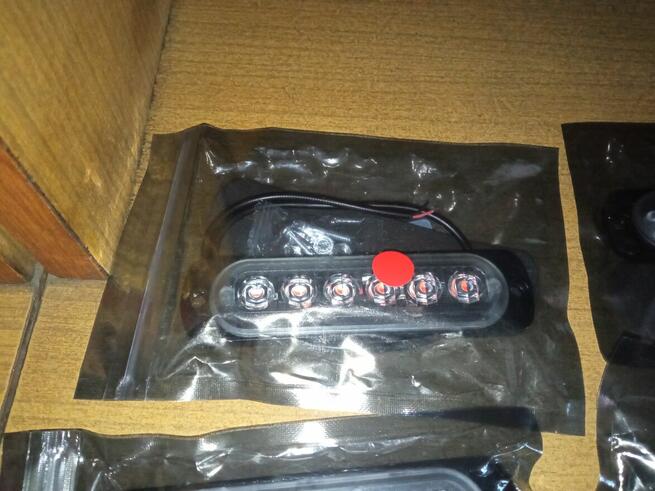 Lampki LED opryskowe przeciwmgielne tylne czerwone