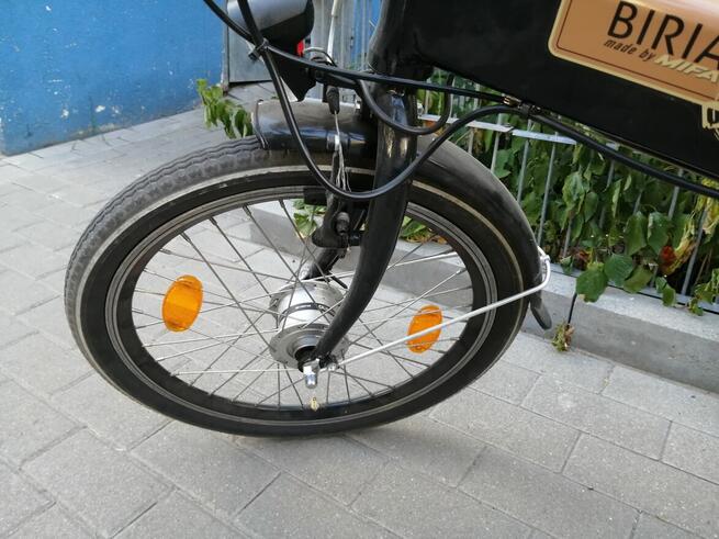 Rower elektryczny składak.