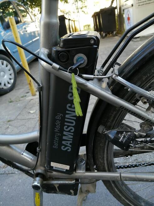 Rower elektryczny damka.