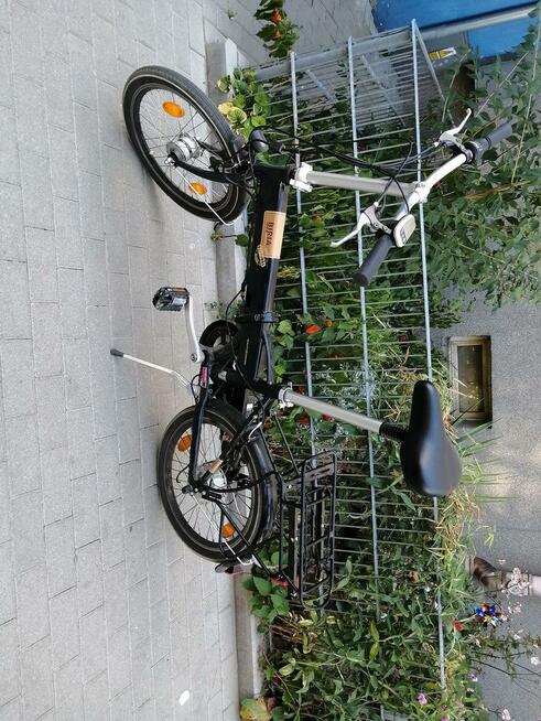 Rower elektryczny składak.