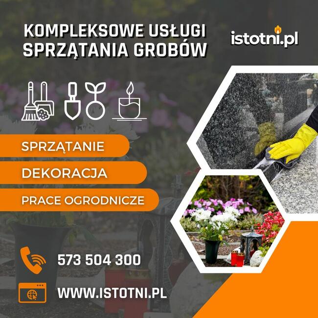 Sprzątanie grobów Skierniewice, całoroczna opieka