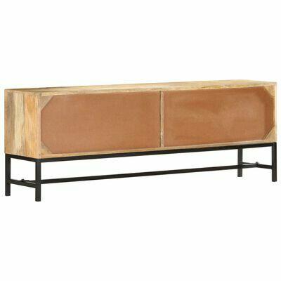 vidaXL Szafka pod telewizor, 140x30x50 cm, lite drewno mango