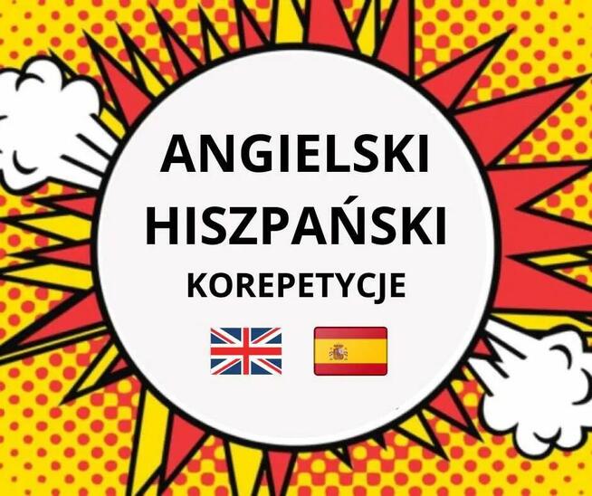 Lekcje online jezyka angielskiego i hiszpańskiego 1h/50zł