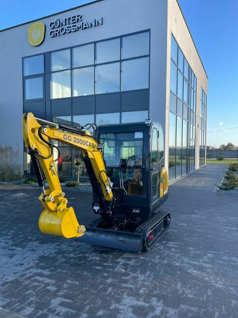 Minikoparka gąsienicowa GG2000 CAB, nowa, kabina, 2025