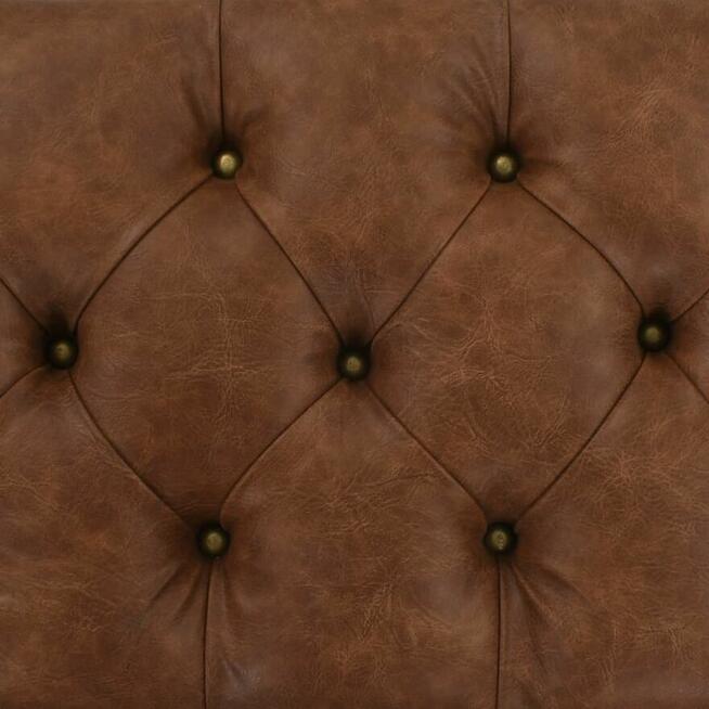 vidaXL Ławka ze schowkiem, lite drewno i sztuczna skóra, 80,