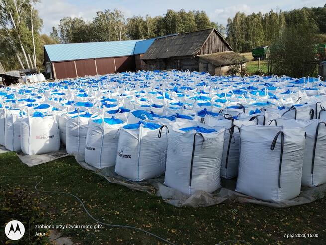 Wkłady do big bagów kaptury ochronne na palety worki skrzyń