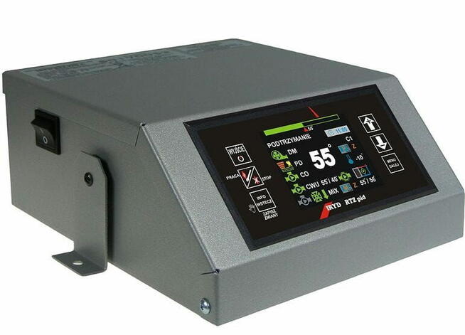 Kocioł co z podajnikiem na ekogroszek 75kW do700m2 5klasa