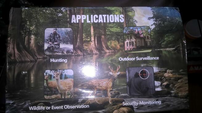 Foto pułapka profesjonalna na złodzieja , kłusownika . nowa