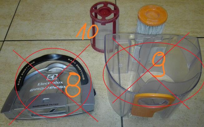 Electrolux Ergoeasy ZTF7610EL 1300W odkurzacz -części !