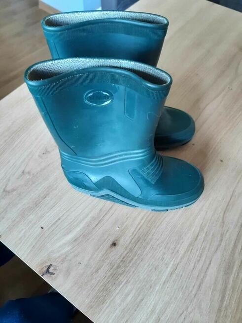 Kalosze Gumowce Zielone I Fioletowe Dla Dzieci Rozmiar 27 i