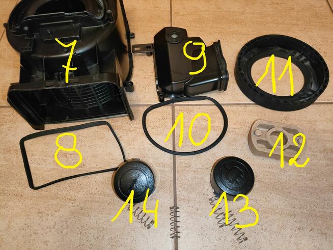 Electrolux Ergoeasy 1300W-2100W / odkurzacz - części