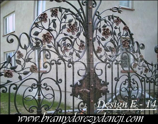 Brama Kuta, bramy kute, ogrodzenia kute, Kowalstwo artystyczne