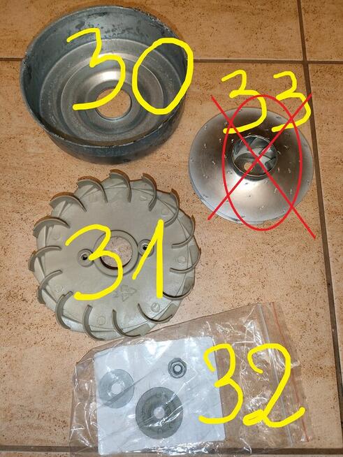 Electrolux Ergoeasy 1300W-2100W / odkurzacz - części