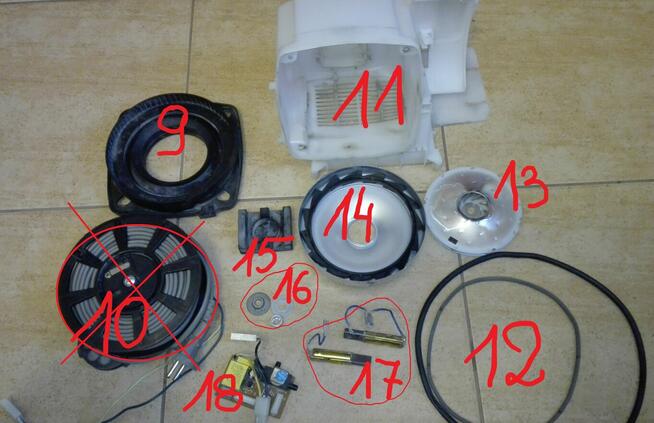 Electrolux Ergospace ZE2272 1800W /odkurzacz -części!