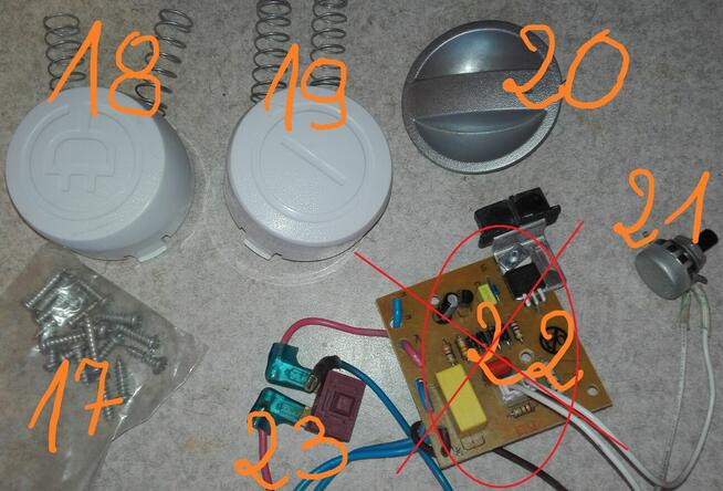 Electrolux Ergoeasy ZTF7610EL 1300W odkurzacz -części !