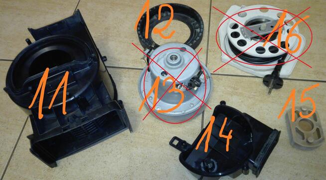 Electrolux Ergoeasy ZTF7610EL 1300W odkurzacz -części !