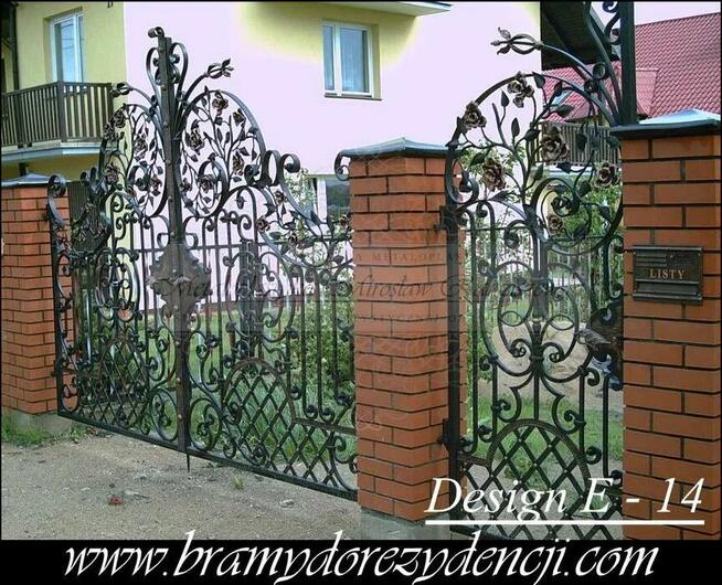 Brama Kuta, bramy kute, ogrodzenia kute, Kowalstwo artystyczne