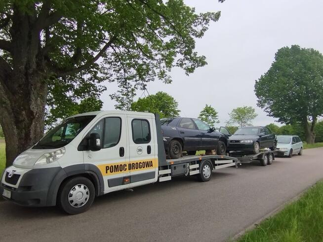 Pomoc drogowa laweta transport holowanie Giżycko