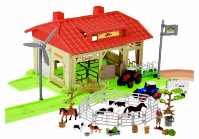 ZESTAW FARMA GOSPODARSTWO ZWIERZĘTA ZABAWKA DLA DZIECI